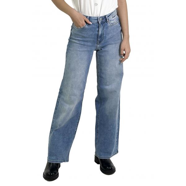  Jeans  palazzo Vita alta Wide Leg Fit Jeans Only